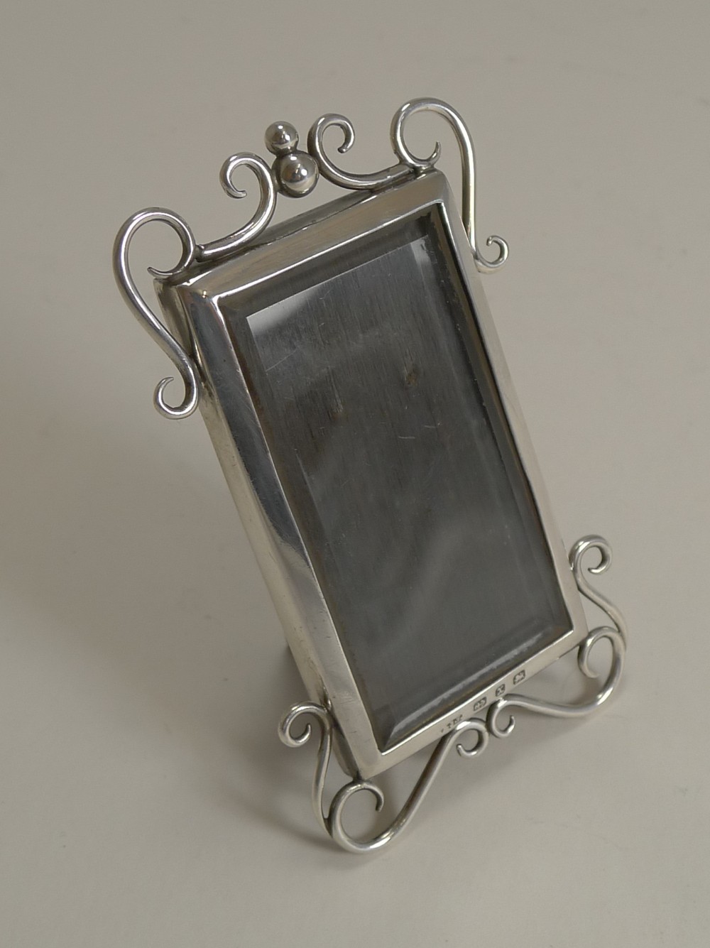 Small English Victorian Sterling Silver Photograph Frame - 1897