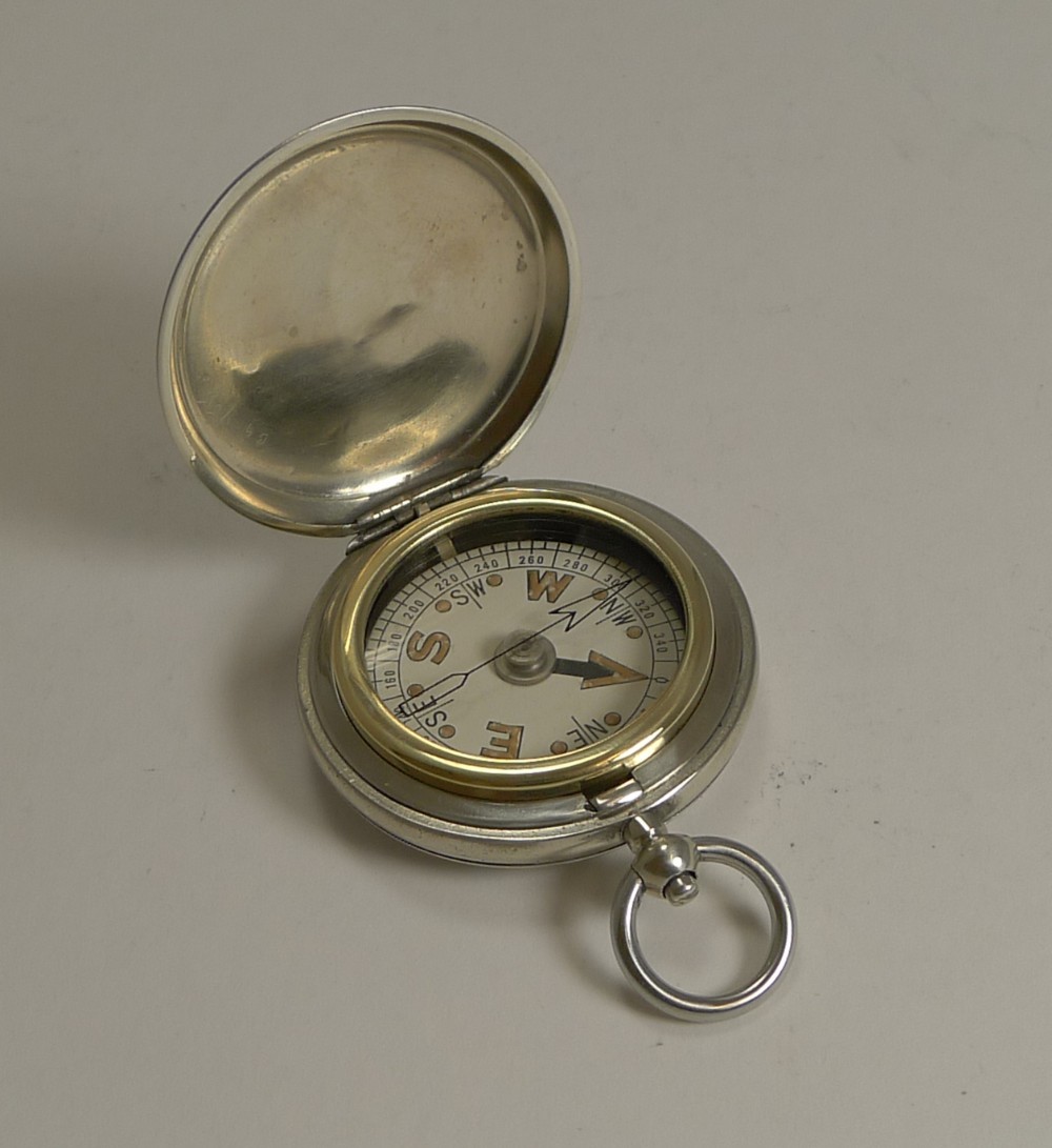 Antique World War 1 Compass by F. Barker - 1917
