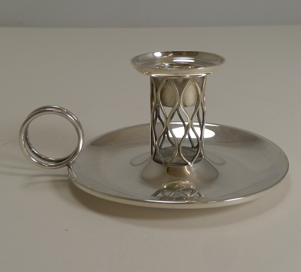 Svend Weihrauch - F. Hingelberg. Sterling Silver Chamberstick