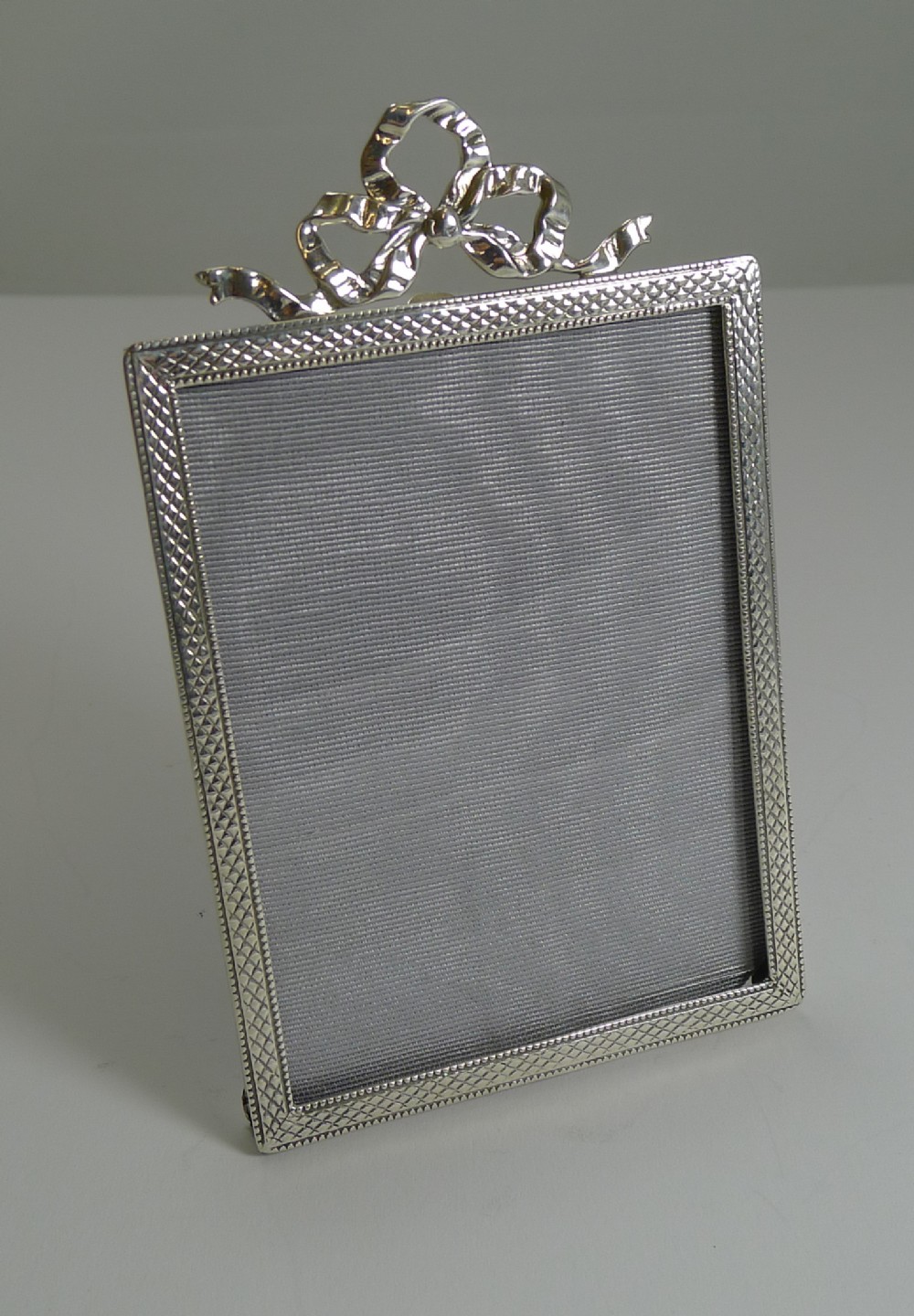 Pretty English Sterling Silver Photograph Frame - 1920