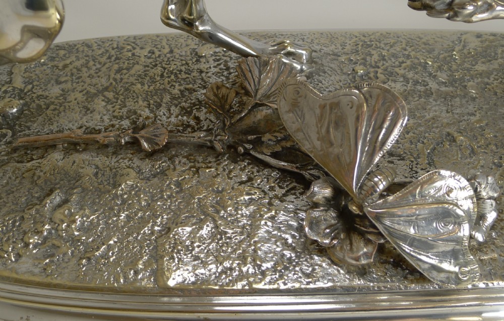After Arthur Waagen (1833-1898) Silver on Bronze Sculpture of a Whippet Greyhound Dog View II