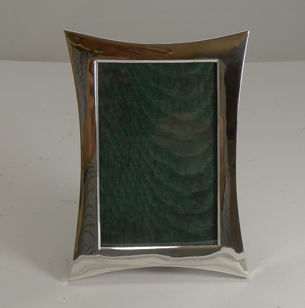 Handsome Antique English Sterling Silver Photograph Frame - 1913