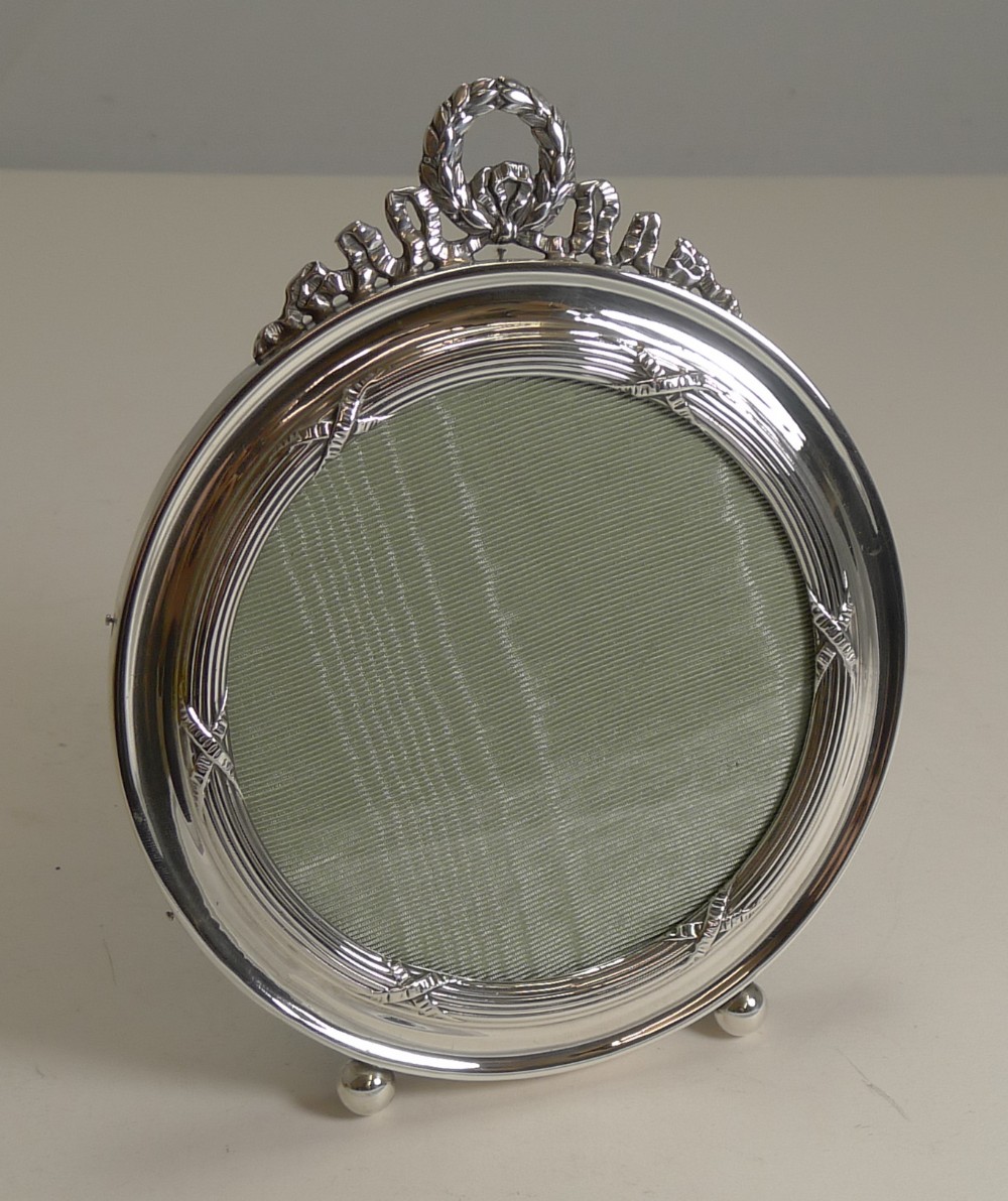 Antique English Sterling Silver Photograph Frame - 1909