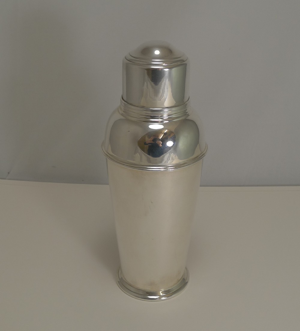 Art Deco Cocktail Shaker Signed Brufords, Exeter c.1930