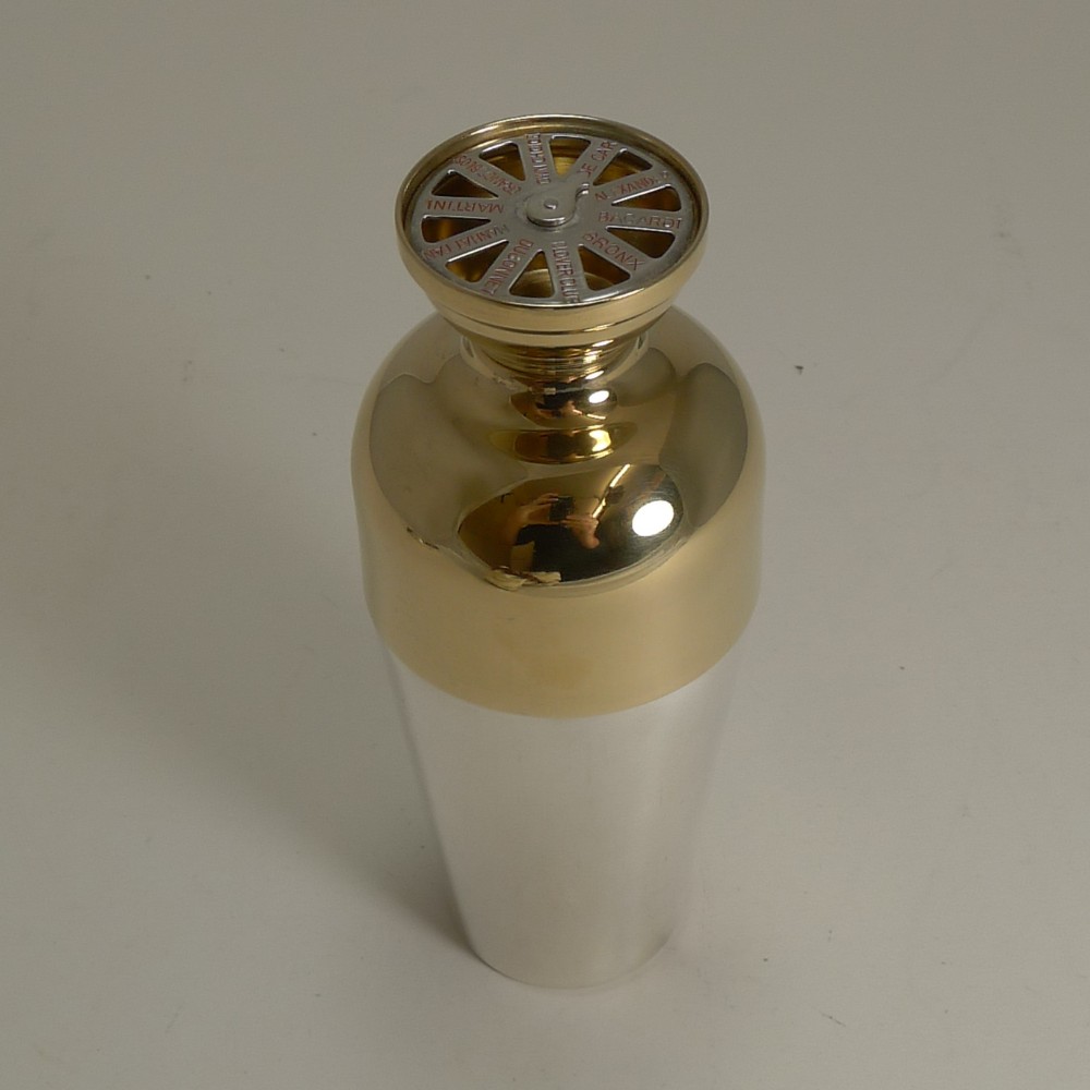 Vintage American Individual Cocktail Shaker by Napier c.1930