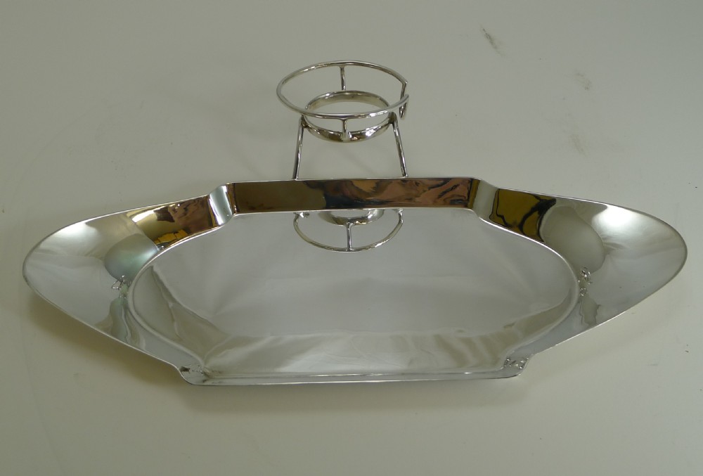 Antique English Asparagus Serving Set by Hukin and Heath c.1900 View III