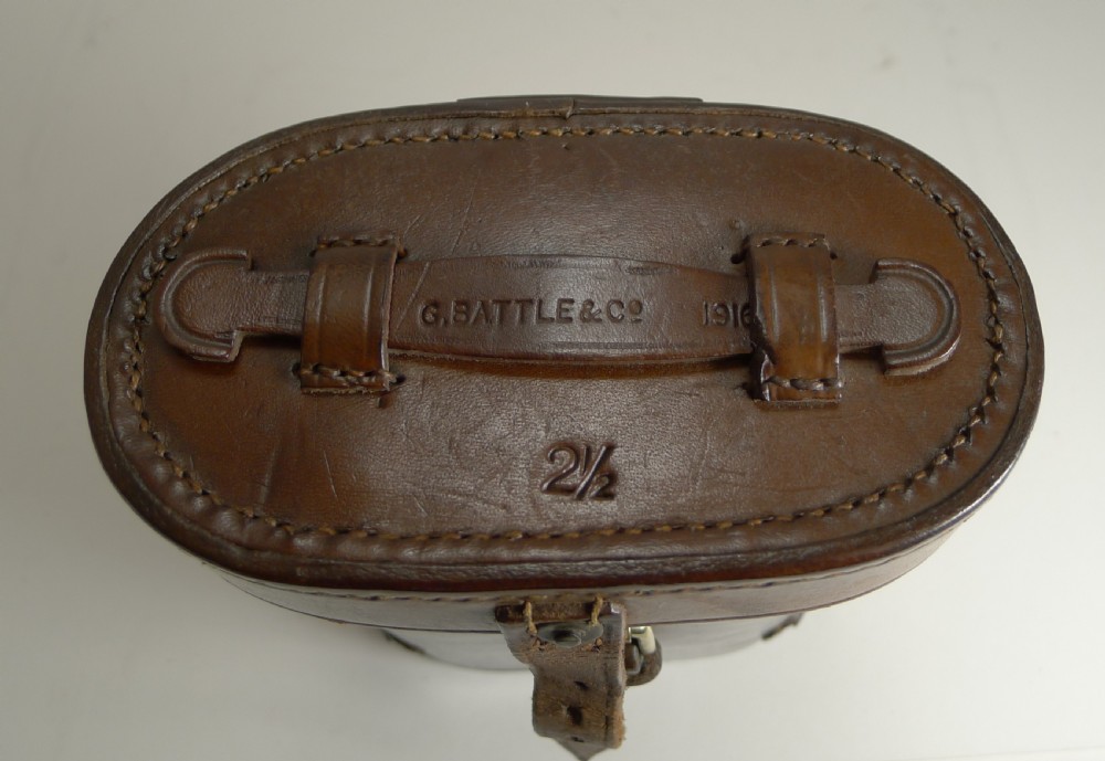 Superb Pair WW1 Binoculars and Case - British Officer's Issue - 1916 - LeMaire, Paris View VI
