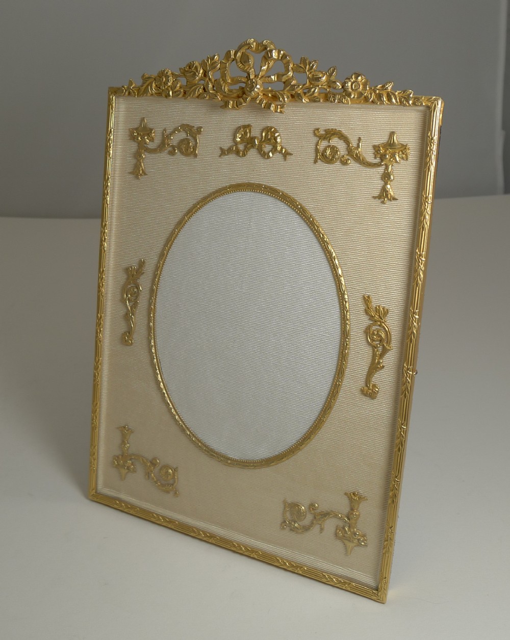 Antique French Gilded Bronze Photograph Frame c.1900