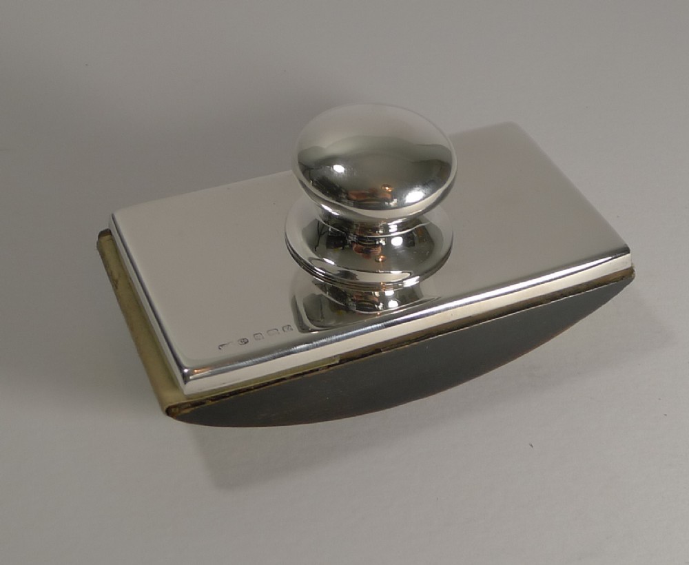 English Sterling Silver Rocking Blotter - 1924