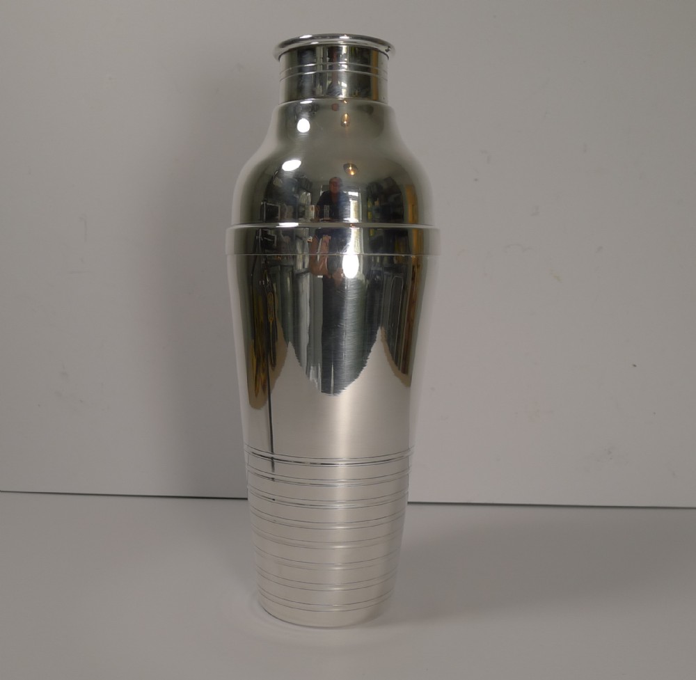 Large French Art Deco Cocktail Shaker c.1930