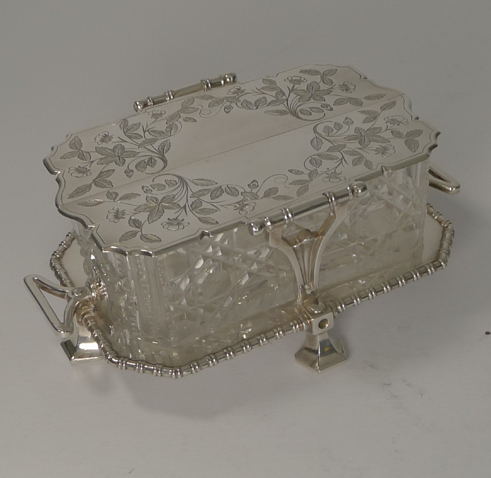 Superb Elkington Butter Dish In Silver Plate c.1883