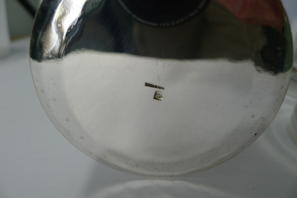 French Art Deco Silver Plated Cocktail Shaker c.1930 View X