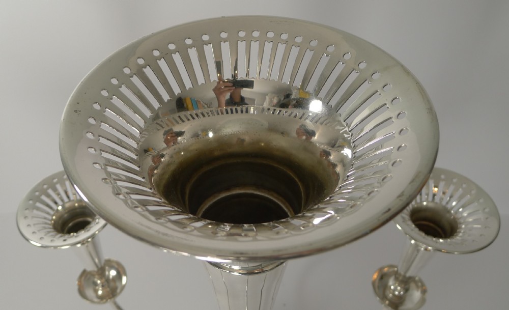 Large Antique English Silver Plated Centrepiece c.1910 View VI