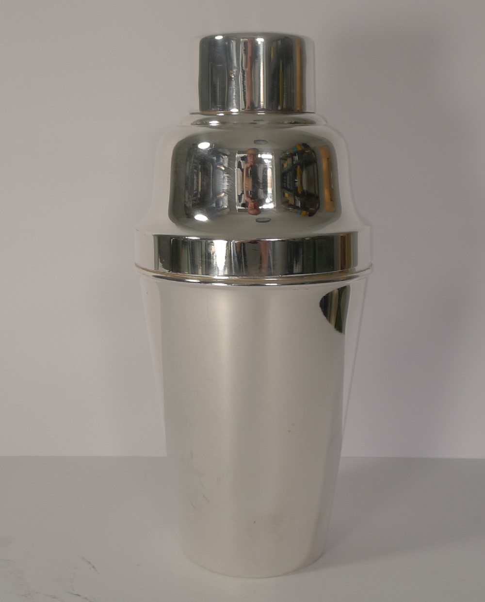 Rare Large 2 Pint Silver Plated Cocktail Shaker by Mappin & Webb