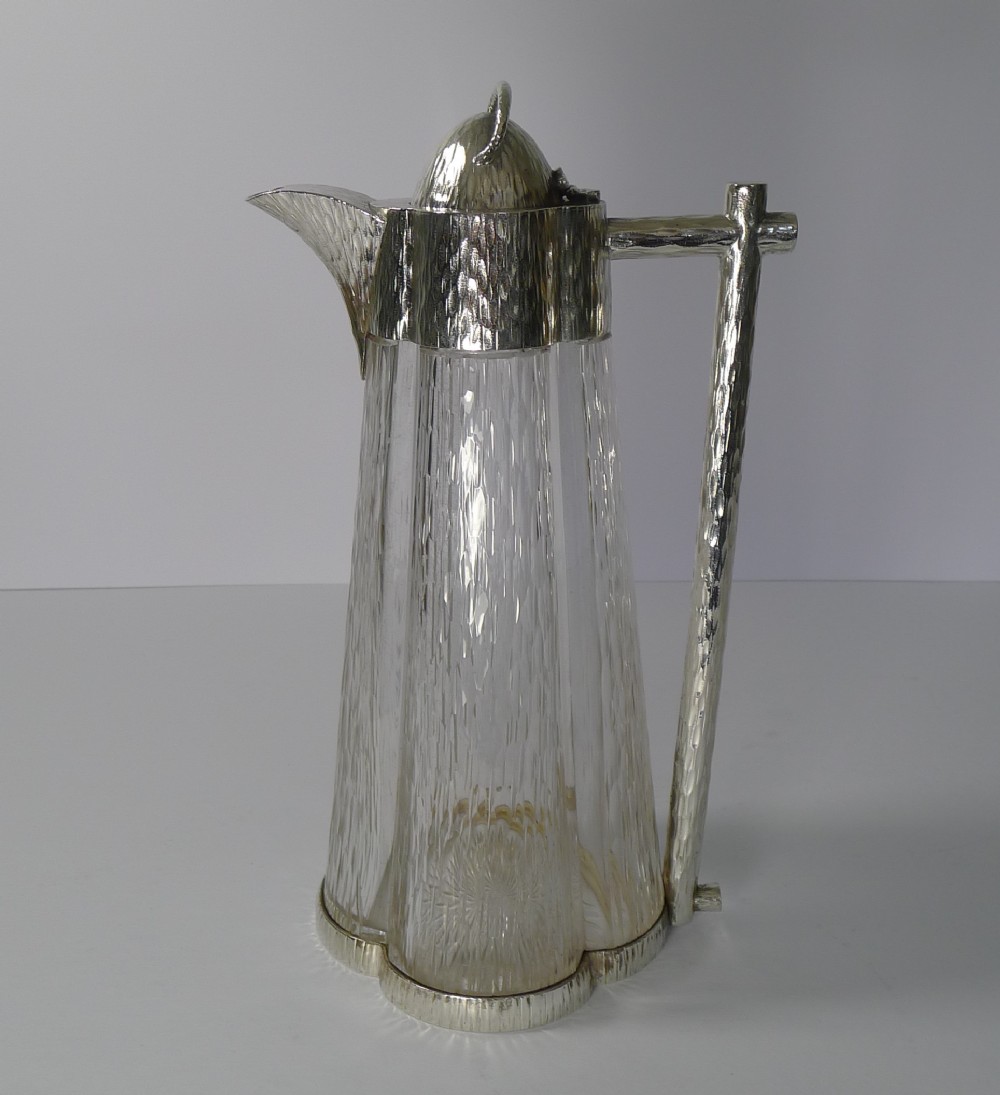 Outstanding Claret Jug In the Manner of Christopher Dresser - 1893