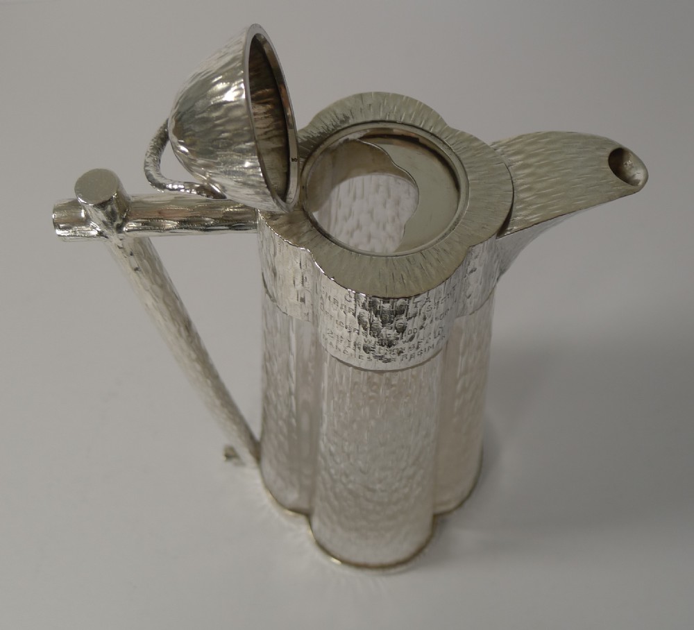 Outstanding Claret Jug In the Manner of Christopher Dresser - 1893 View IV