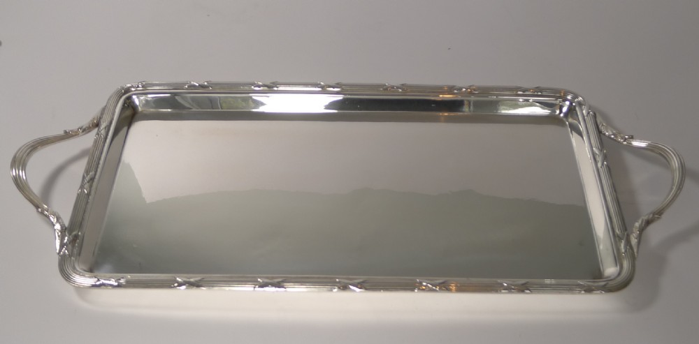 Asprey, London Silver Plated Cocktail Tray c.1930 View III