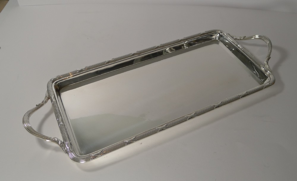 Asprey, London Silver Plated Cocktail Tray c.1930 View V