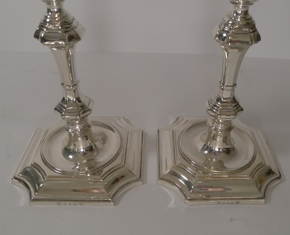 Pair Antique Elkington Silver Plated Candelabra - 1892 View X