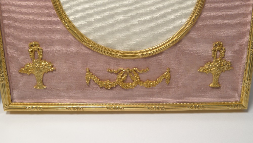 Stunning Pair French Gilded Bronze Picture Frames - Cherubs View VI