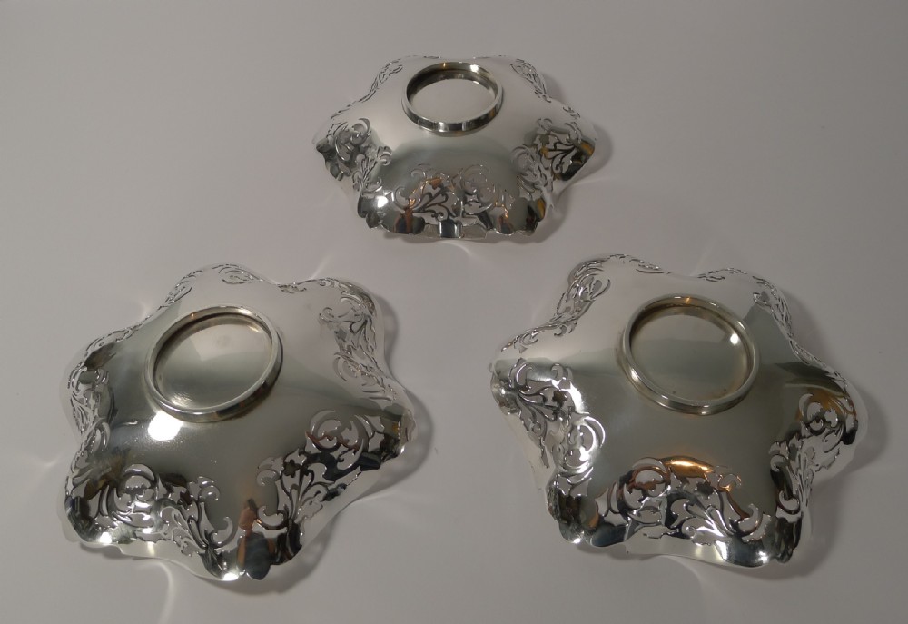 Scottish Silver Plated Three Tier Cake Stand c.1900 View III