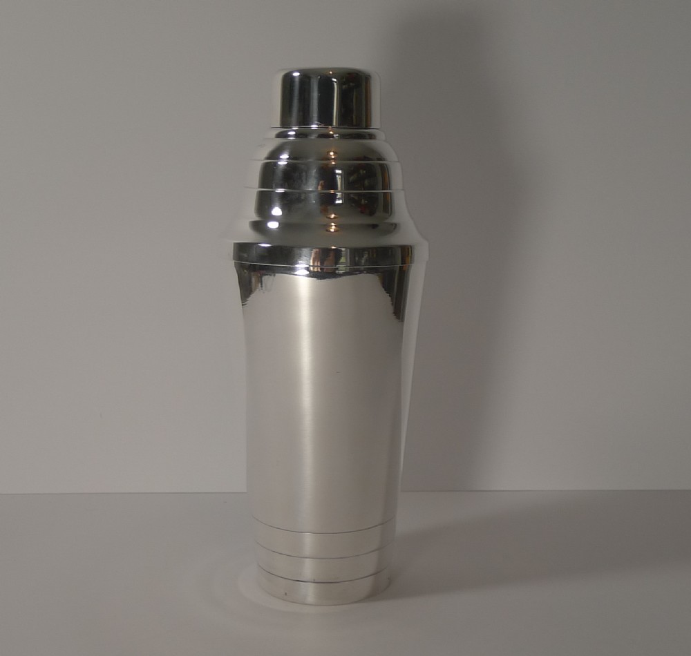 Christofle Gallia Art Deco Cocktail Shaker c.1940