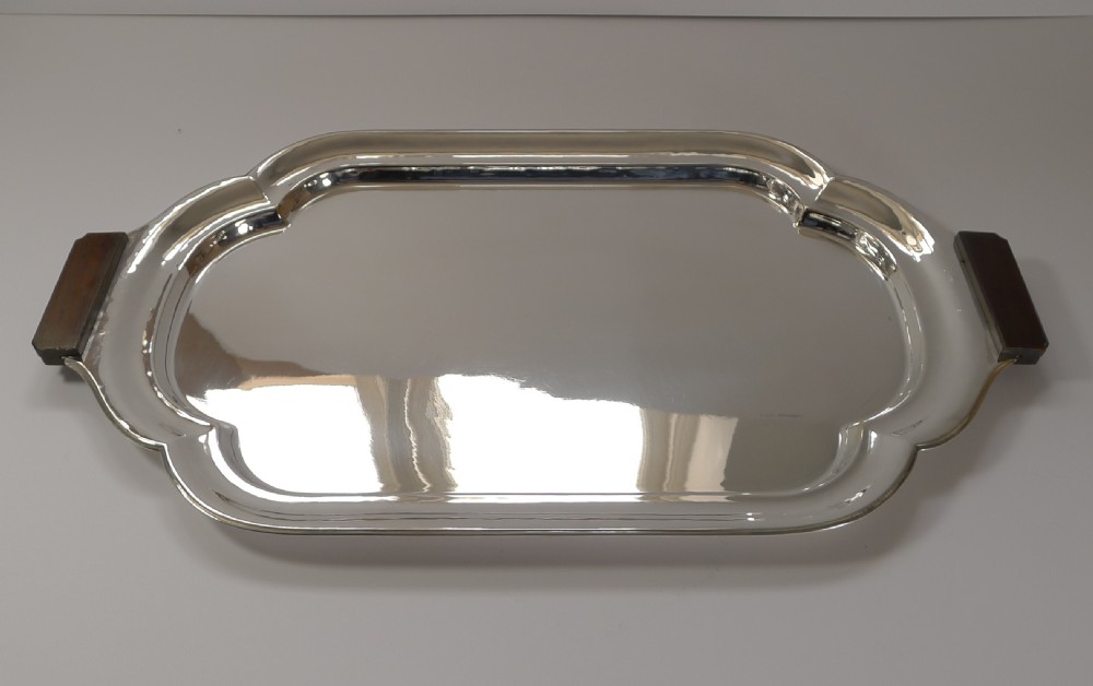 German Art Deco Silver Plated Cocktail Tray c.1930 -  Wilhelm Wolff Pforzheim View IV