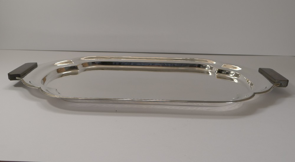 German Art Deco Silver Plated Cocktail Tray c.1930 -  Wilhelm Wolff Pforzheim View VII