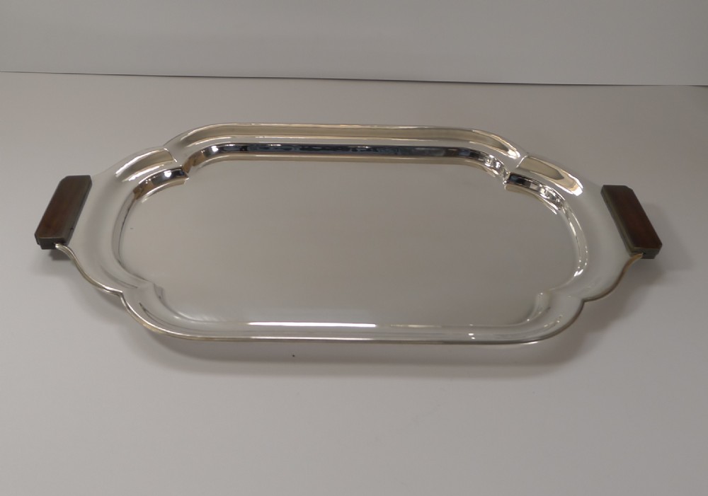 German Art Deco Silver Plated Cocktail Tray c.1930 -  Wilhelm Wolff Pforzheim View VIII