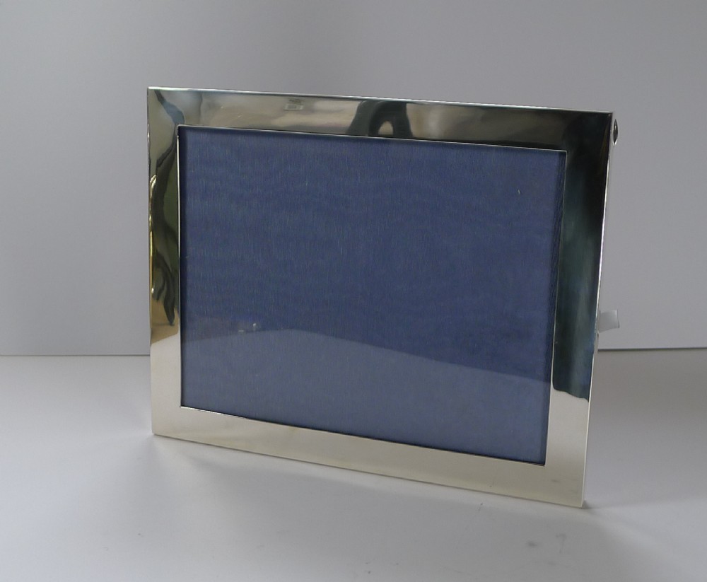 Large English Sterling Silver Picture Frame by Mappin & Webb