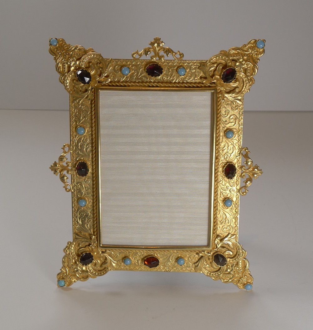 Magnificent French Gilded Bronze Picture Frame c.1900