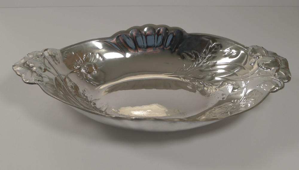 Stylish Art Nouveau French Christofle Gallia Bread Basket c.1910 View VI
