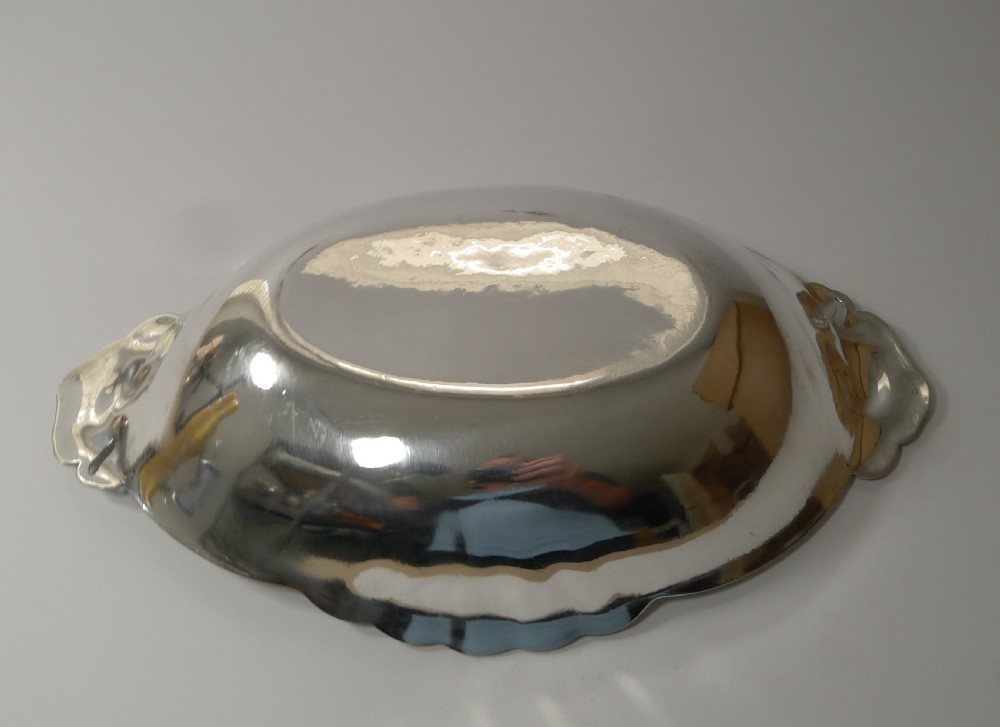 Stylish Art Nouveau French Christofle Gallia Bread Basket c.1910 View VIII