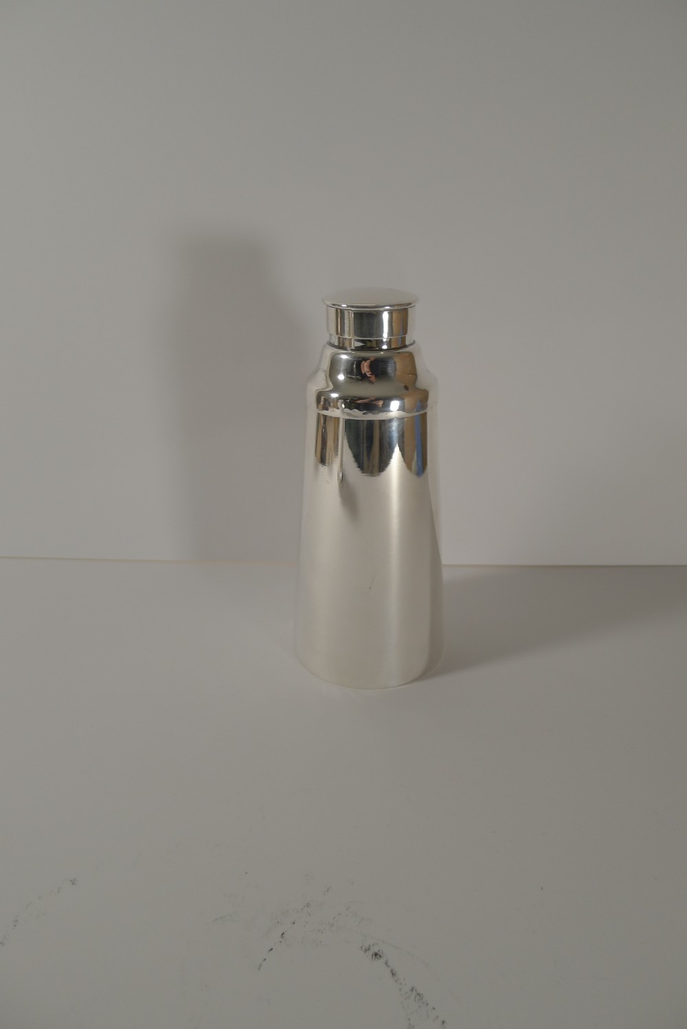 Unusual English Modernist Silver Plated Cocktail Shaker c.1920 View VII
