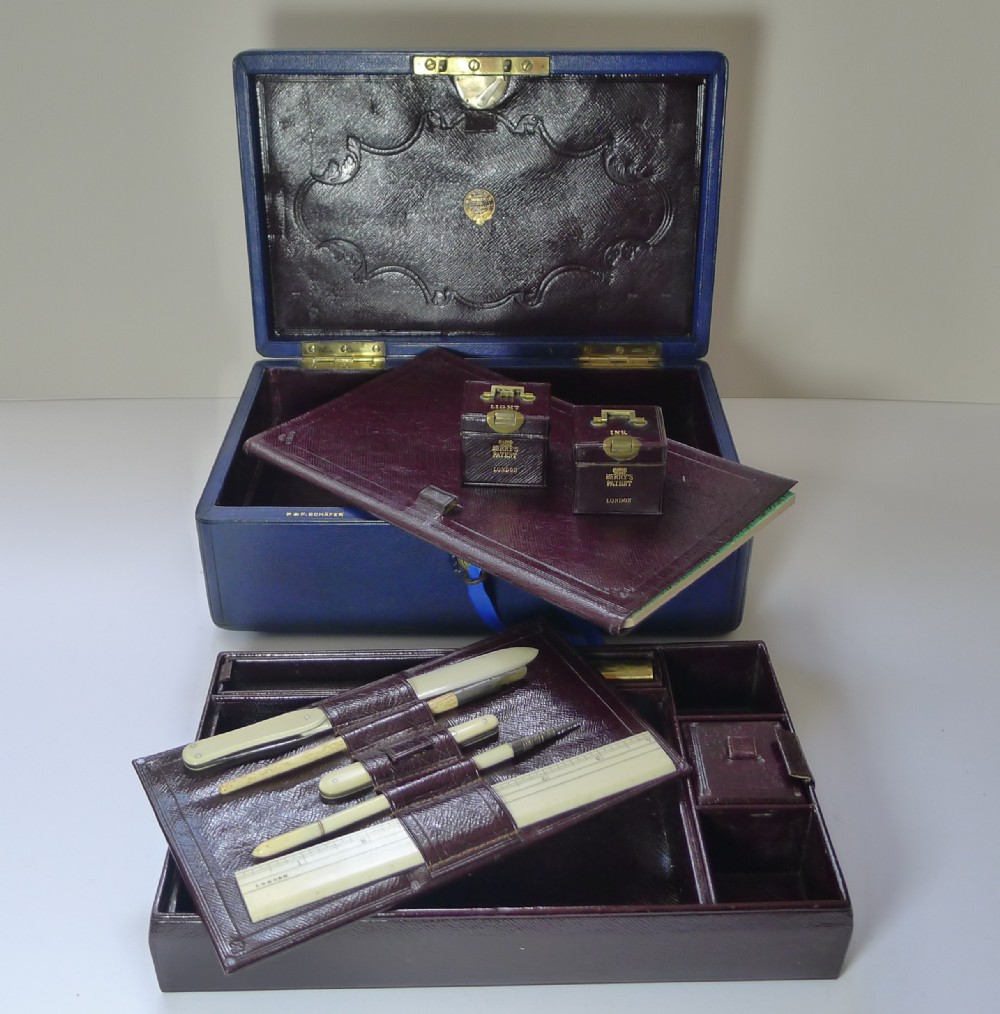 Fine Antique English Writing Box - Sir William Heathcote, 5th baronet c.1850