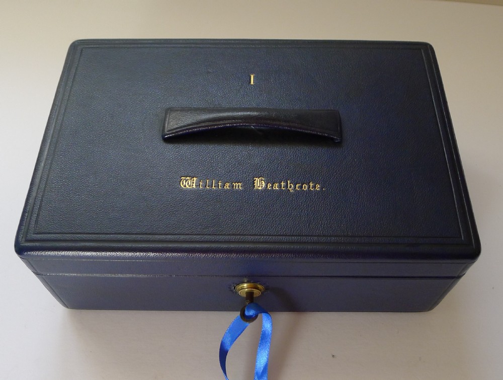 Fine Antique English Writing Box - Sir William Heathcote, 5th baronet c.1850 View XVI