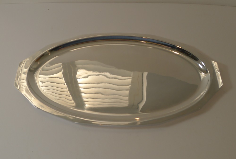 Silver Plated Cocktail Tray by Elkington & Co. c.1930 View IV