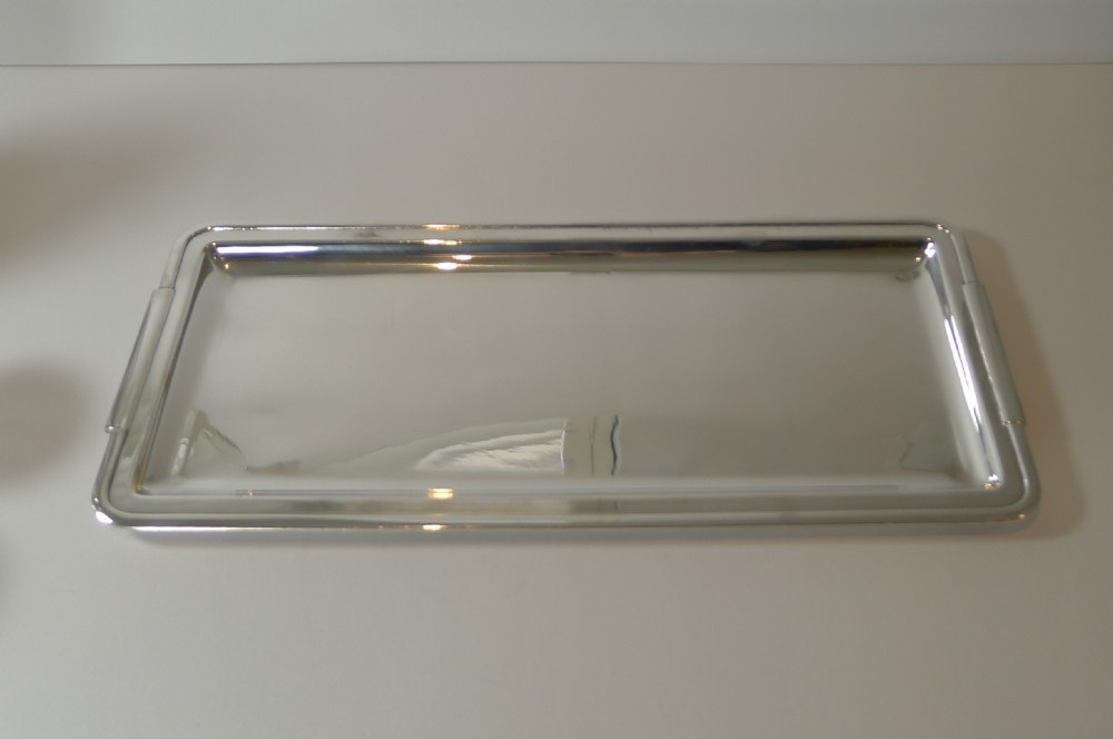 Smart Art Deco Rectangular Cocktail Tray by Edouard Deetjen c.1930 View IV