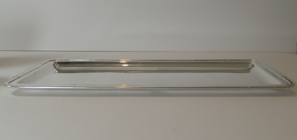 Smart Art Deco Rectangular Cocktail Tray by Edouard Deetjen c.1930 View VI