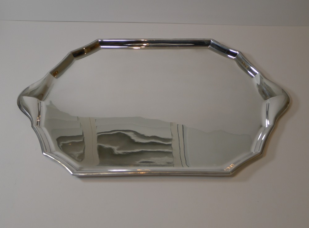 Christofle Gallia Art Deco Silver Plated Tray c.1930's View VI