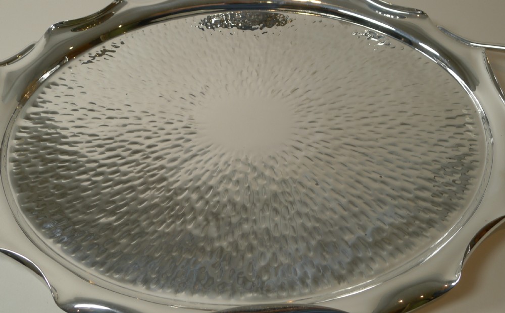 Large Hukin and Heath Silver Plated Serving Tray c.1890 View VII