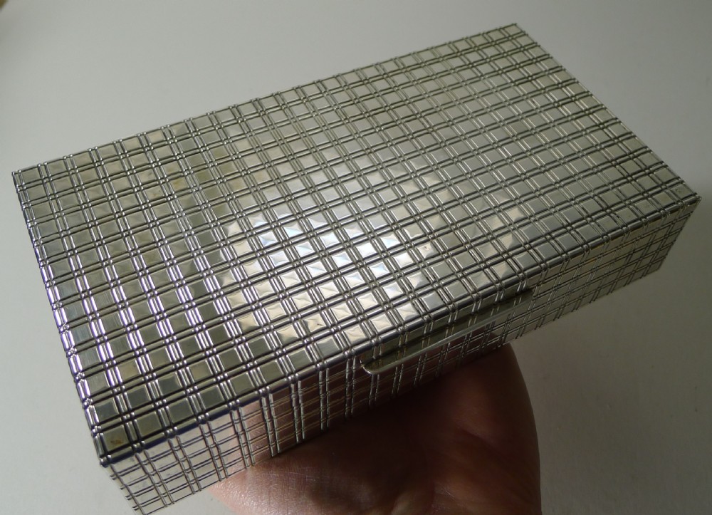 Modernist Italian 800 Silver Desk / Jewellery Box c.1960 View II