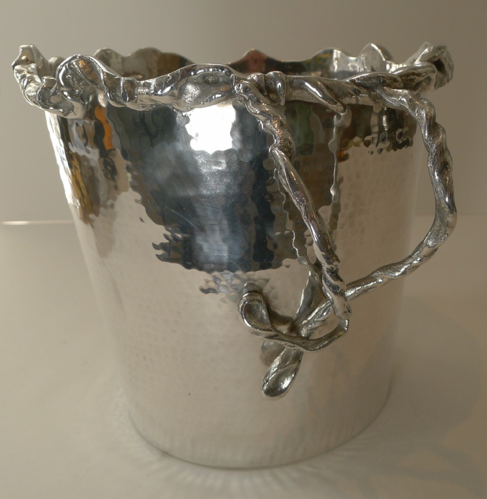 Magnificent Modernist Italian Wine Cooler / Champagne Bucket c.1960