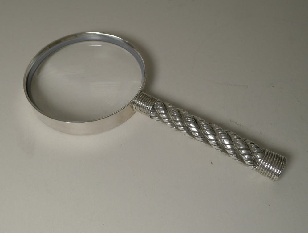 Hermes, Paris - Cordage Magnifying Glass c.1960 View VI