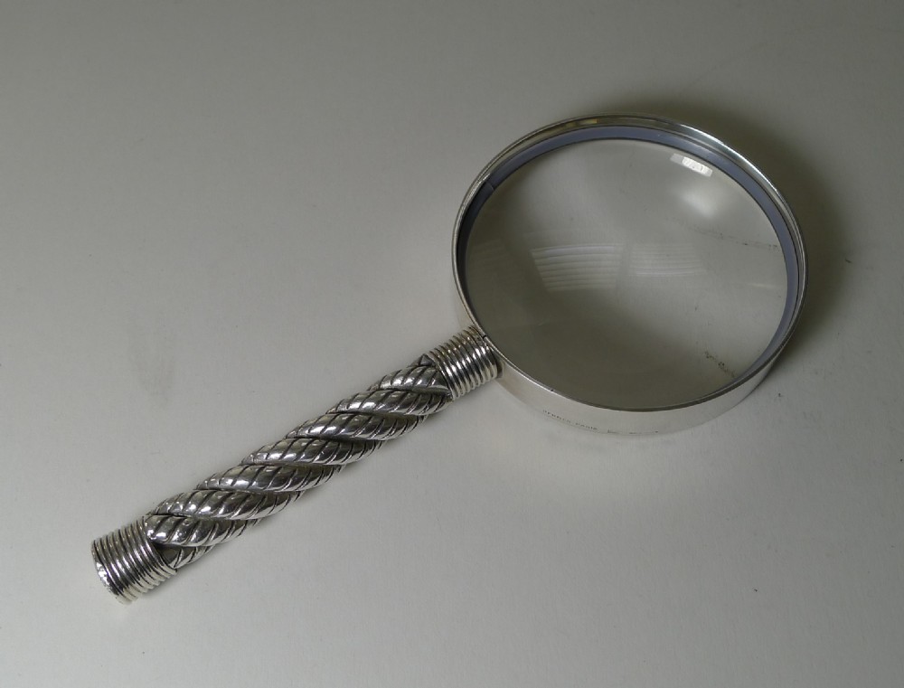 Hermes, Paris - Cordage Magnifying Glass c.1960 View IX