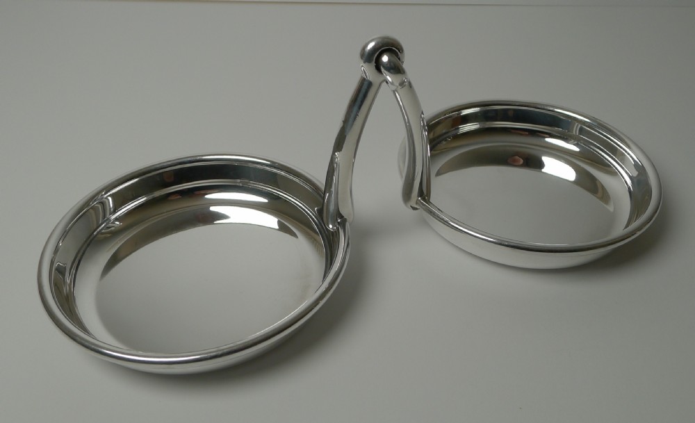 Hermes, Paris - Rare Double Equestrian Horse Bit Vide Poche / Trays c.1950 View XI