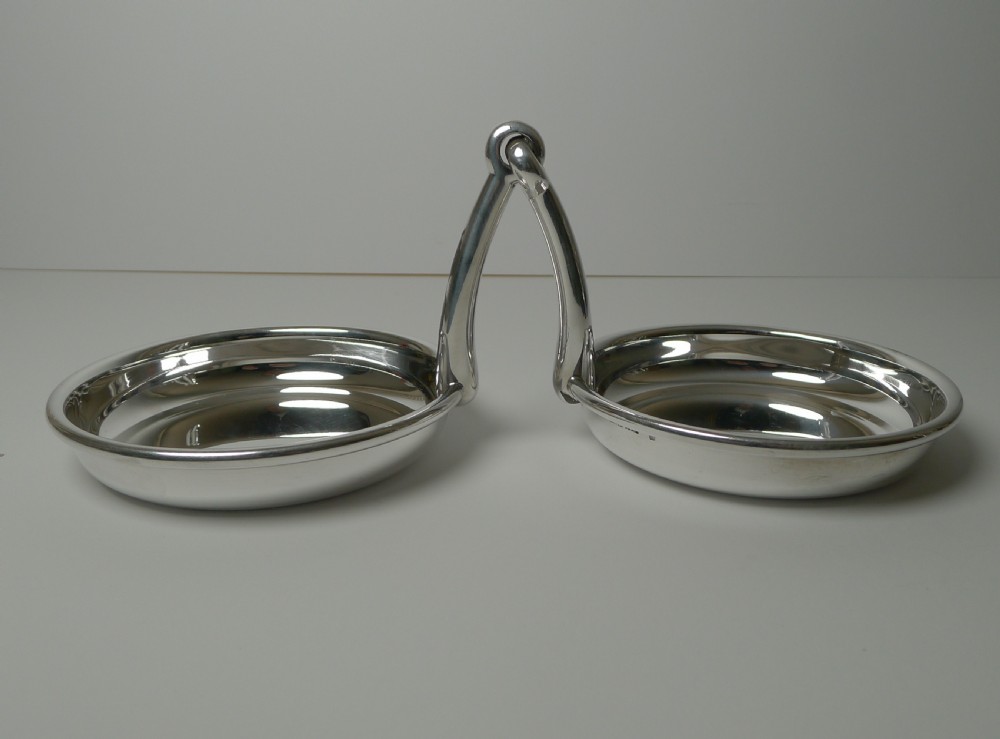 Hermes, Paris - Rare Double Equestrian Horse Bit Vide Poche / Trays c.1950 View XII