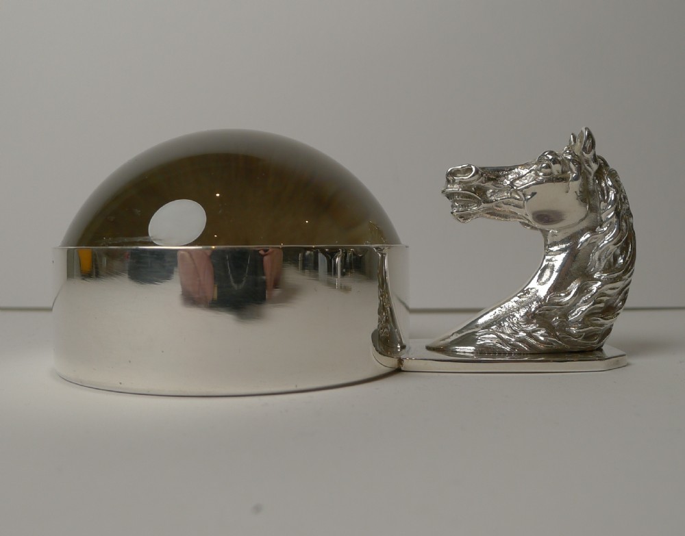 Hermes, Paris - Equestrian Horse Head Magnifying Glass c.1960