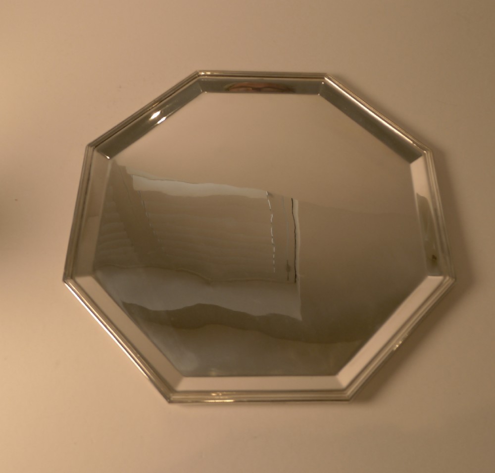 Smart Art Deco Silver Plated Cocktail Tray c.1920 by Francis Howard