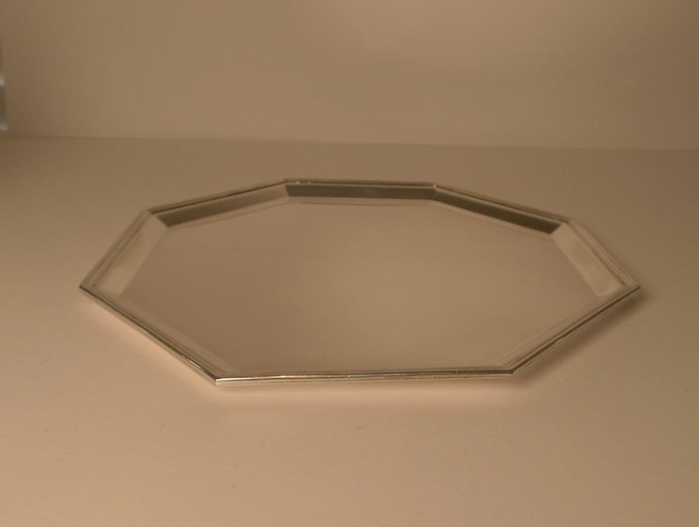 Smart Art Deco Silver Plated Cocktail Tray c.1920 by Francis Howard View IV